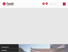 Tablet Screenshot of fasadeprodukter.no